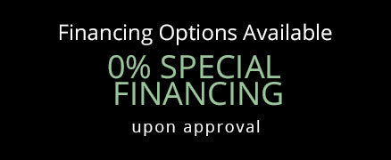 Financing Options Available 0% Special Financing