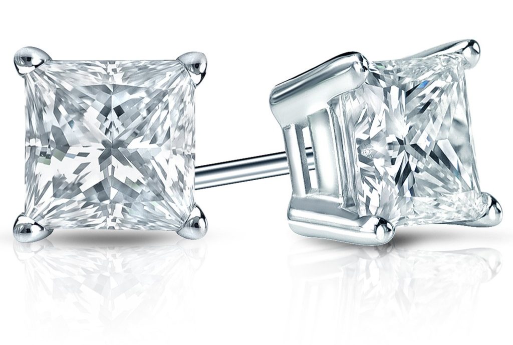 1 Carat Diamond Stud Earrings