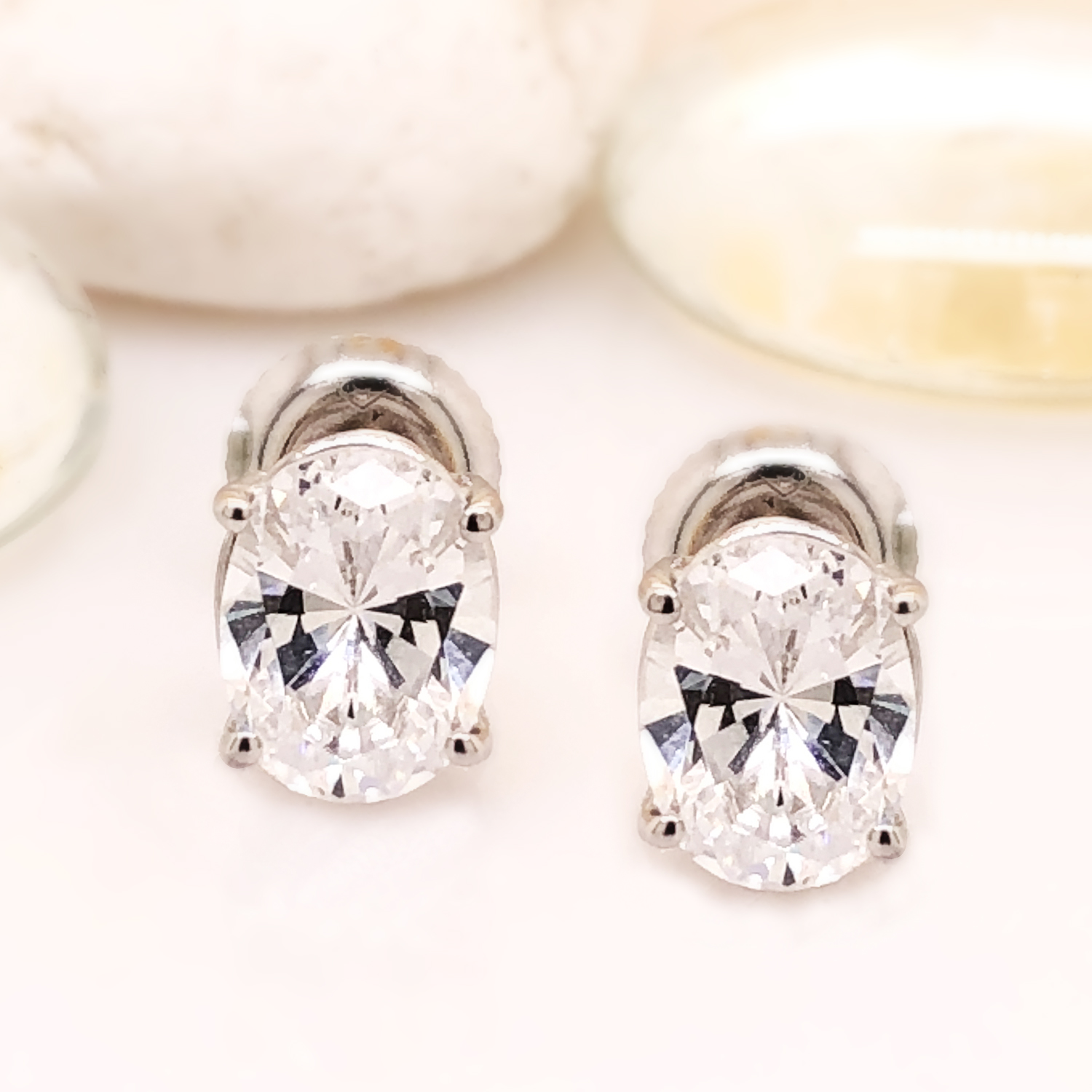 Oval Cut Studs main image 1