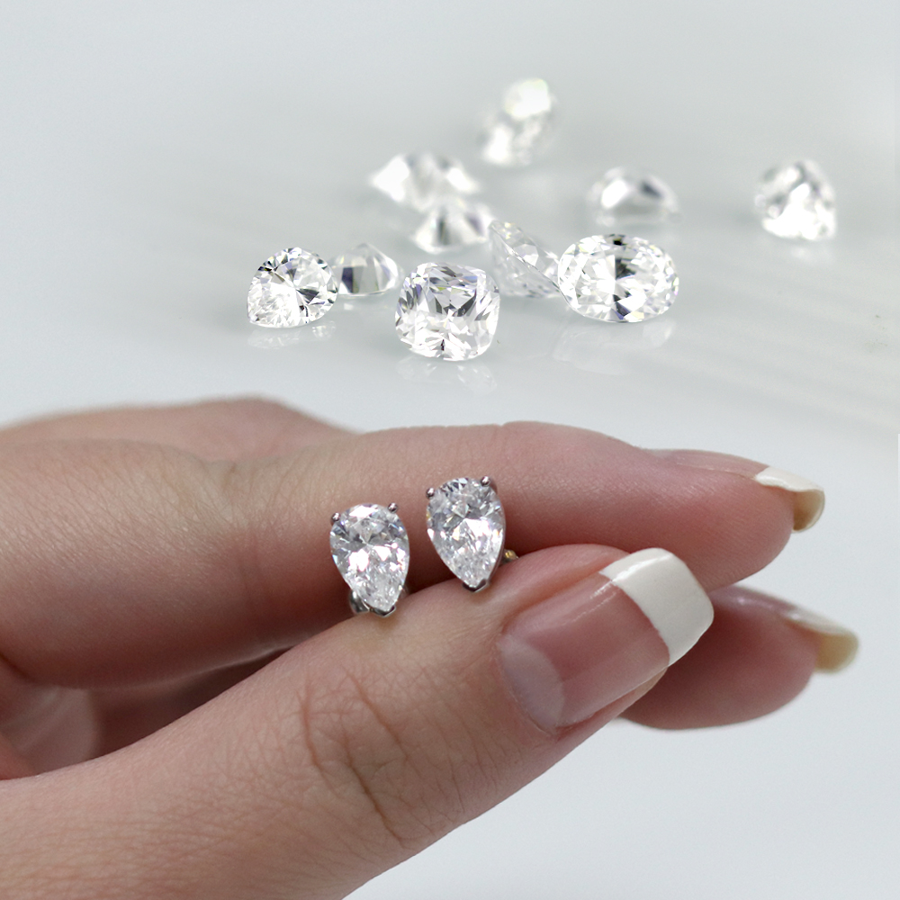 Lab Diamond Stud Earrings