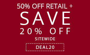 50% off Retail + Save 20% off Sitewide